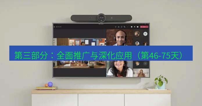 teams官网 第三部分：全面推广与深化应用（第46-75天）