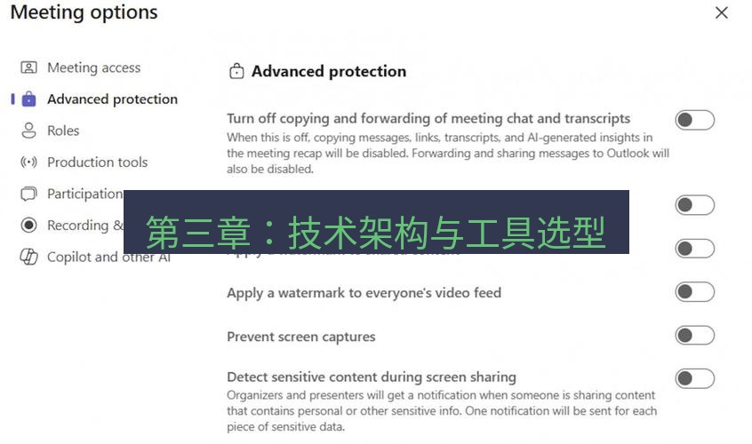 teams官网 第三章：技术架构与工具选型